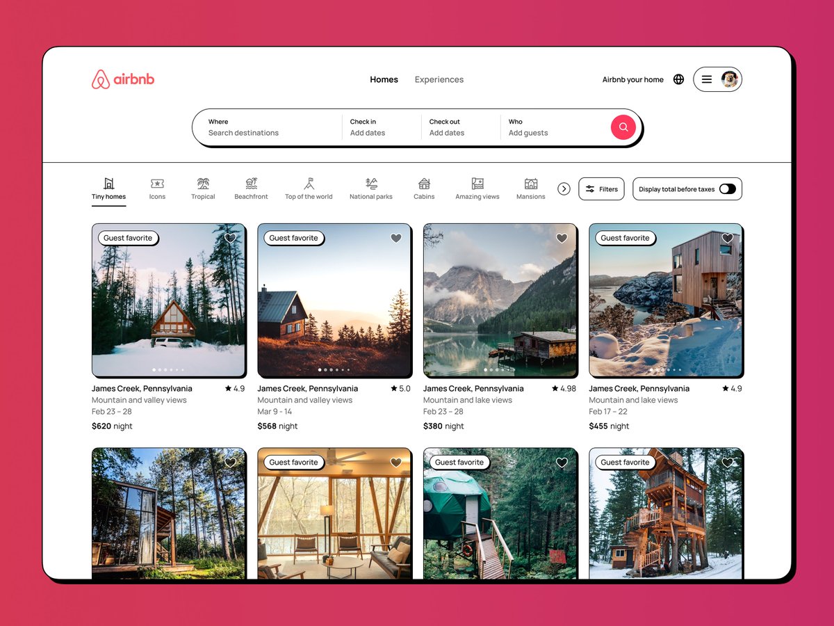 shaunak_tweets's tweet image. Design Drop - Episode 5: Neubrutalist @Airbnb 

#ProductDesign #UXDesign #UserExperienceDesign #ProductDesigner #UXDesigner #UserExperienceDesigner #OpenToWork #JobSearch #Career