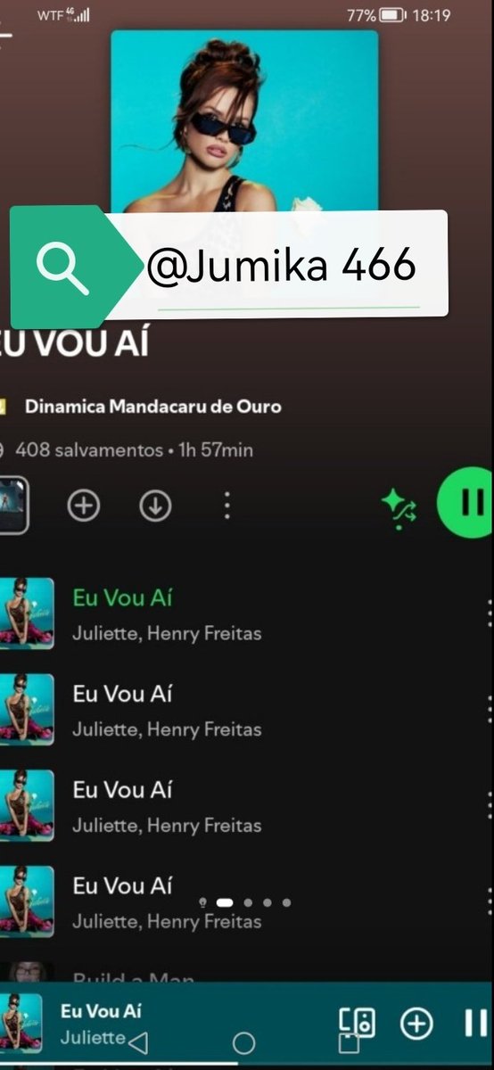 Eu ouvindo a minha divaaaaaa em Portugal "Eu vou aí", como não posso ir até si <a href="/Juliette/">Juliette</a> , venha cá me dê seu folow mulher 🙋🤗🫶