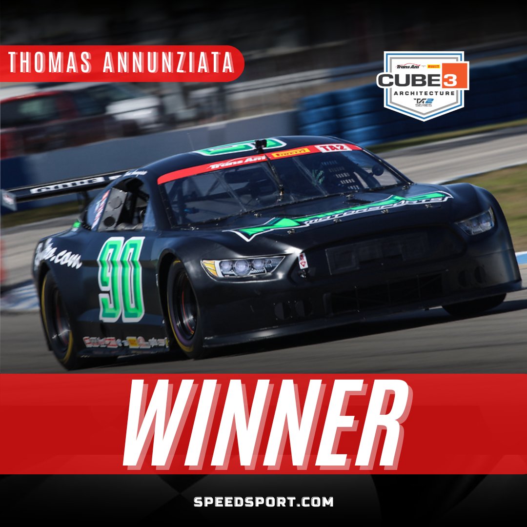 SPEED SPORT (@speedsport) on Twitter photo LIVE on <a href="/SPEEDSPORT1/">SPEED SPORT 1</a>, the <a href="/GoTransAm/">The Trans Am Series</a> TA2 Series opener goes to Thomas Annuziata in Sebring! 💪 LIVE on <a href="/SPEEDSPORT1/">SPEED SPORT 1</a>, the <a href="/GoTransAm/">The Trans Am Series</a> TA2 Series opener goes to Thomas Annuziata in Sebring! 💪