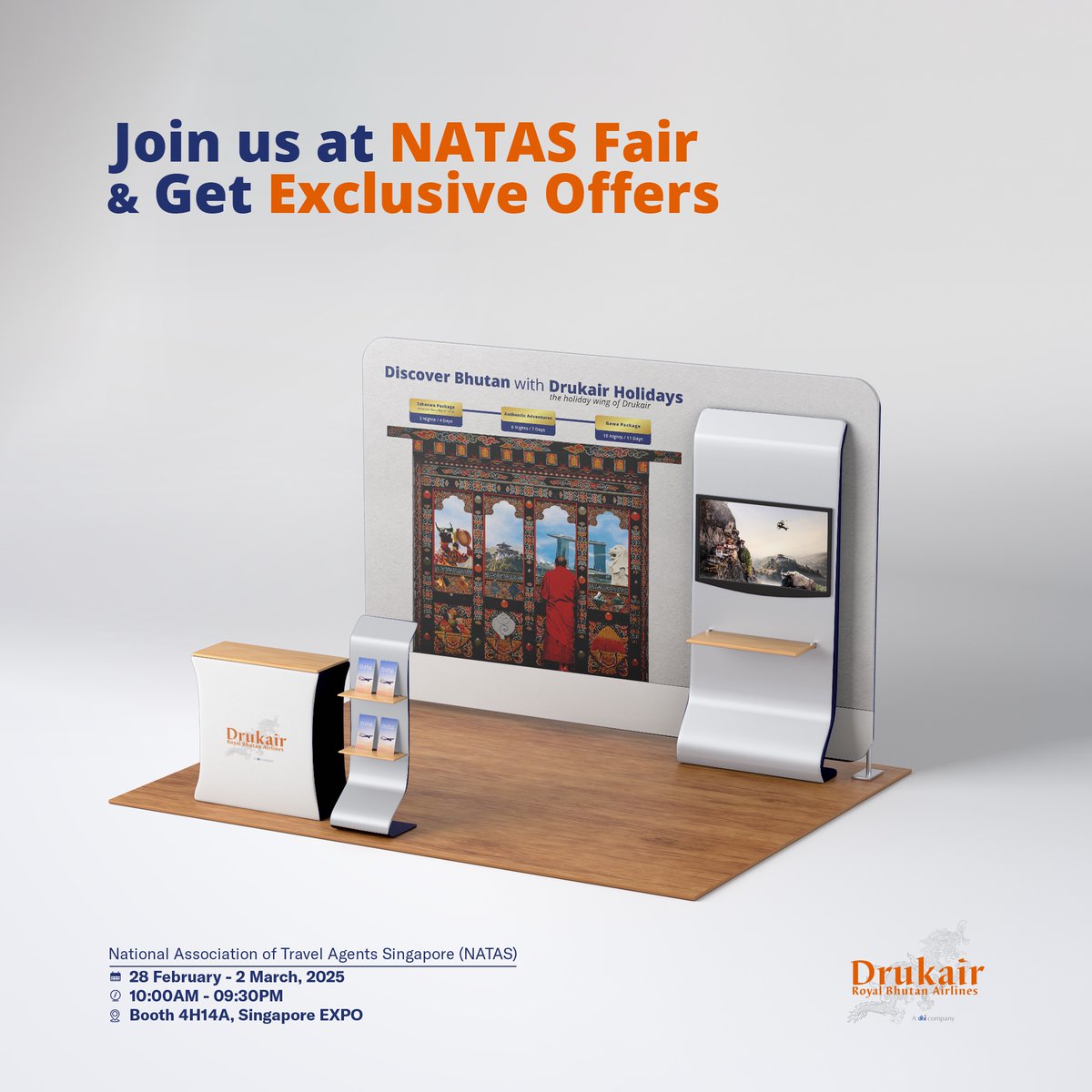 Drukair Holidays (@drukairholidays) on Twitter photo ๐๐จ๐ข๐ง ๐๐ซ๐ฎ๐ค๐๐ข๐ซ ๐๐ญ ๐ญ๐ก๐ ๐๐๐๐๐ ๐๐ซ๐๐ฏ๐๐ฅ ๐
๐๐ข๐ซ ๐๐๐๐ - ๐๐ข๐ฌ๐ข๐ญ ๐ฎ๐ฌ ๐๐ญ ๐๐จ๐จ๐ญ๐ก ๐๐๐๐๐ ๐ข๐ง ๐๐ข๐ง๐ ๐๐ฉ๐จ๐ซ๐ ๐๐๐๐ ๐๐ซ๐จ๐ฆ ๐
๐๐๐ซ๐ฎ๐๐ซ๐ฒ ๐๐ ๐ญ๐จ ๐๐๐ซ๐๐ก ๐. ๐๐จ๐ข๐ง ๐๐ซ๐ฎ๐ค๐๐ข๐ซ ๐๐ญ ๐ญ๐ก๐ ๐๐๐๐๐ ๐๐ซ๐๐ฏ๐๐ฅ ๐
๐๐ข๐ซ ๐๐๐๐ - ๐๐ข๐ฌ๐ข๐ญ ๐ฎ๐ฌ ๐๐ญ ๐๐จ๐จ๐ญ๐ก ๐๐๐๐๐ ๐ข๐ง ๐๐ข๐ง๐ ๐๐ฉ๐จ๐ซ๐ ๐๐๐๐ ๐๐ซ๐จ๐ฆ ๐
๐๐๐ซ๐ฎ๐๐ซ๐ฒ ๐๐ ๐ญ๐จ ๐๐๐ซ๐๐ก ๐.