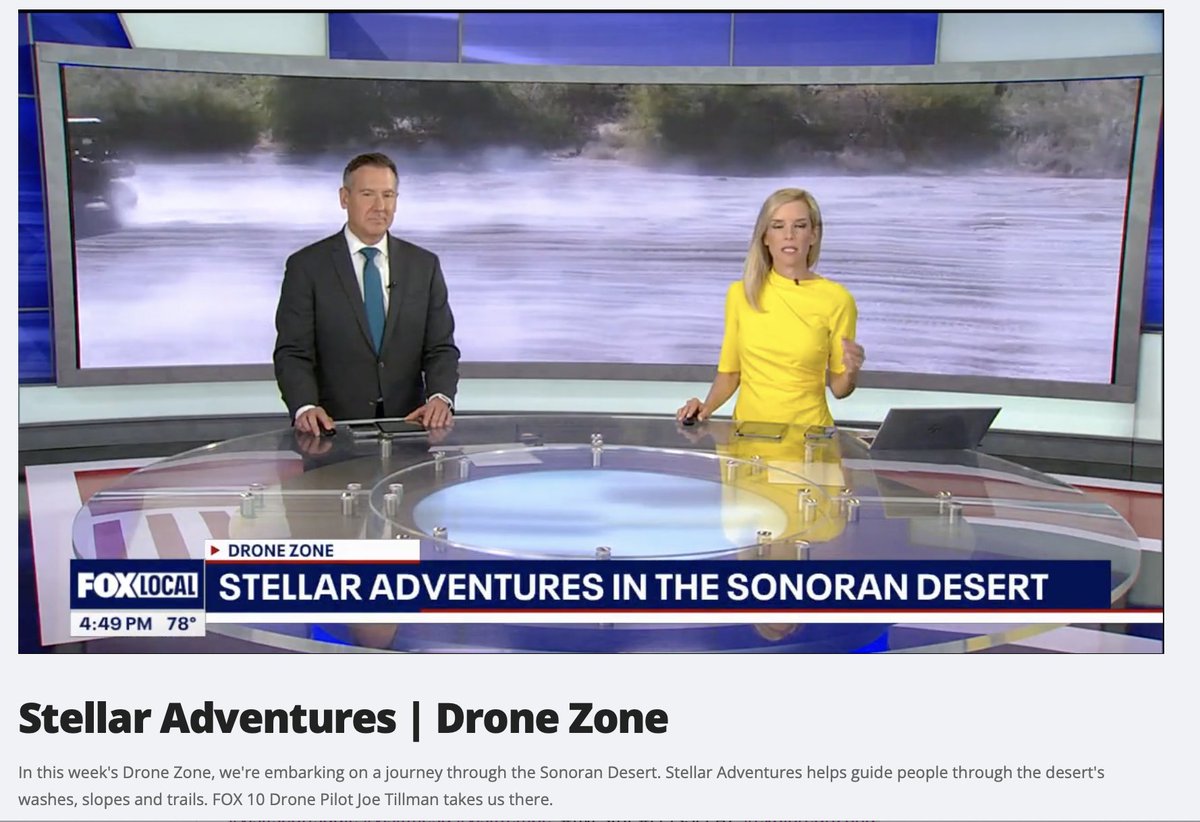 StellarTours's tweet image. THANKS to @fox10phoenix and #StellarShoutout for featuring us on #dronezone - check it out! #TheChad
Arizona ATV, UTV, Hummer Desert Adventures
fox10phoenix.com/video/1596762
#StellarReview #stellaradventuresaz #goguided #atvtour #utvtour #hummertour #visitphoenix #visitscottsdale