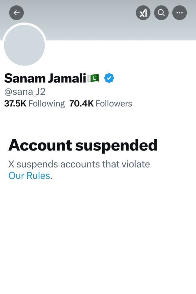 Hello 🙋‍♂️ Dear <a href="/elonmusk/">Elon Musk</a> &amp; <a href="/Safety/">Safety</a> 
🙏 Please restore the account of 
<a href="/sana_J2/">Sanam Jamali🇵🇰</a>