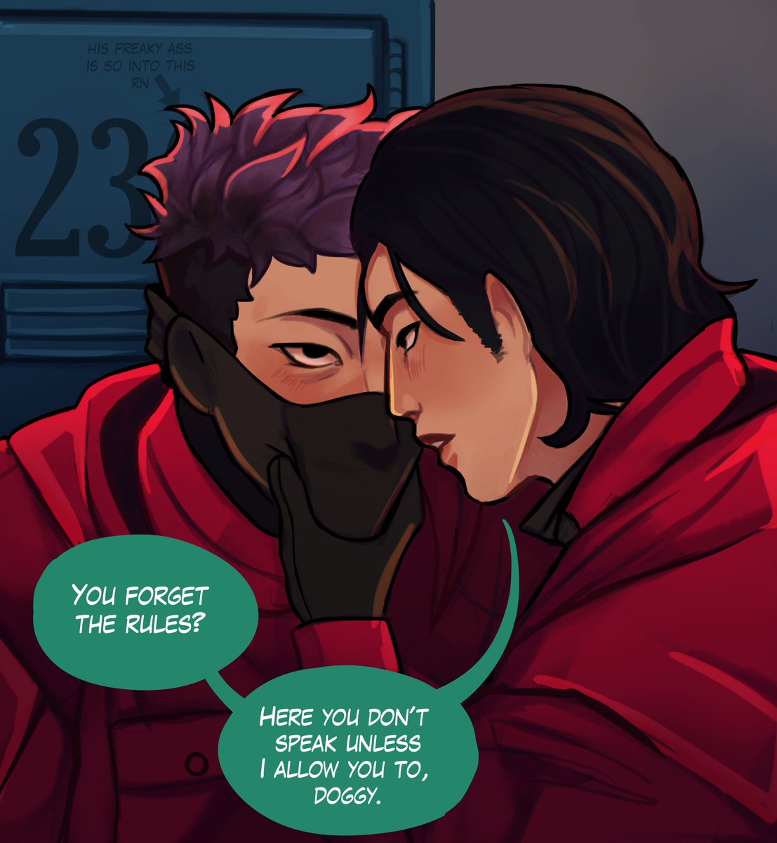 mangobutspiced's tweet image. Pink Guards Thangyu #SquidGame2 #thangyu #namgyu #thanos