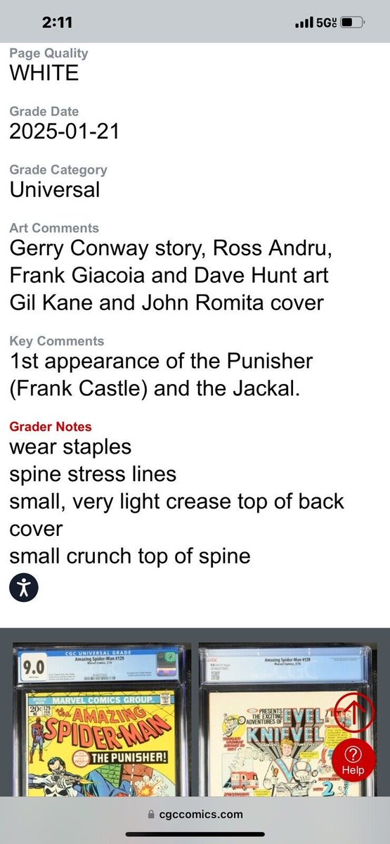 Would you bid on this comic knowing it could potentially be a 9.2 or 9.4?

The Amazing Spider-Man 129 CGC 9.0 White Pages Upgrade To 9.2 or 9.4?
🔗 ebay.com/itm/2568188818…
#Comics #eBay #Auction #Ad