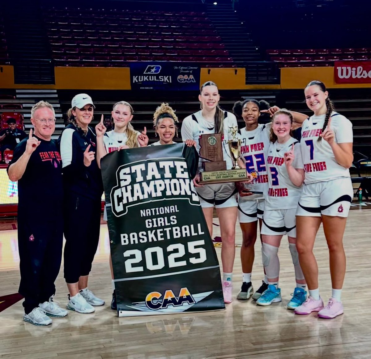 Congratulations to Coach @GoFireSC and the Lady Fire Frogs on Bringing Home a State Championship