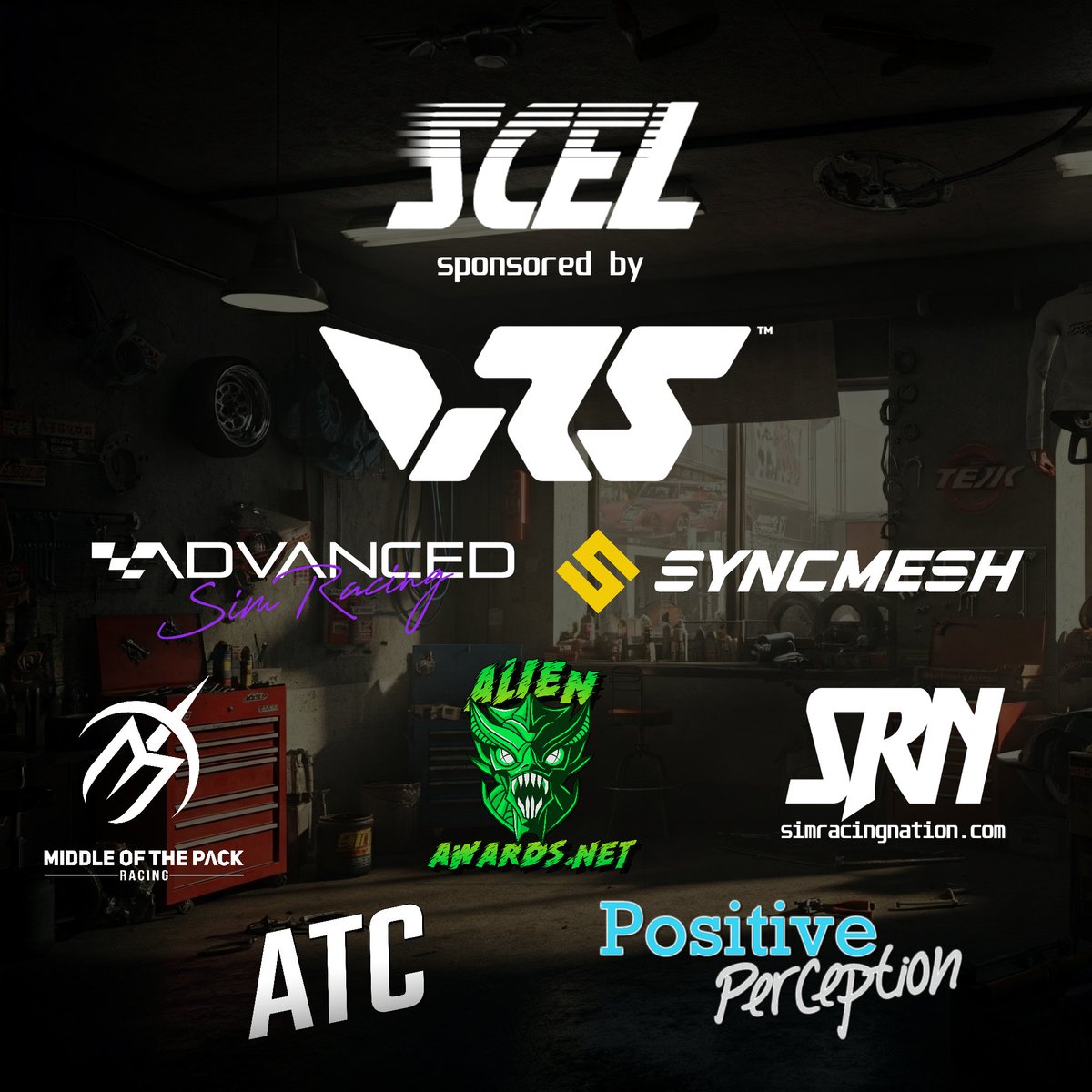 We would like to officially welcome our title sponsor VRS to the SCEL series run by Jason Landry at Sim Racing Nation and broadcasted by Stamm Studio Network. There will be many prizes and this series has grown beyond our initial imagination! #iracing #gt4 #tcr #gr86