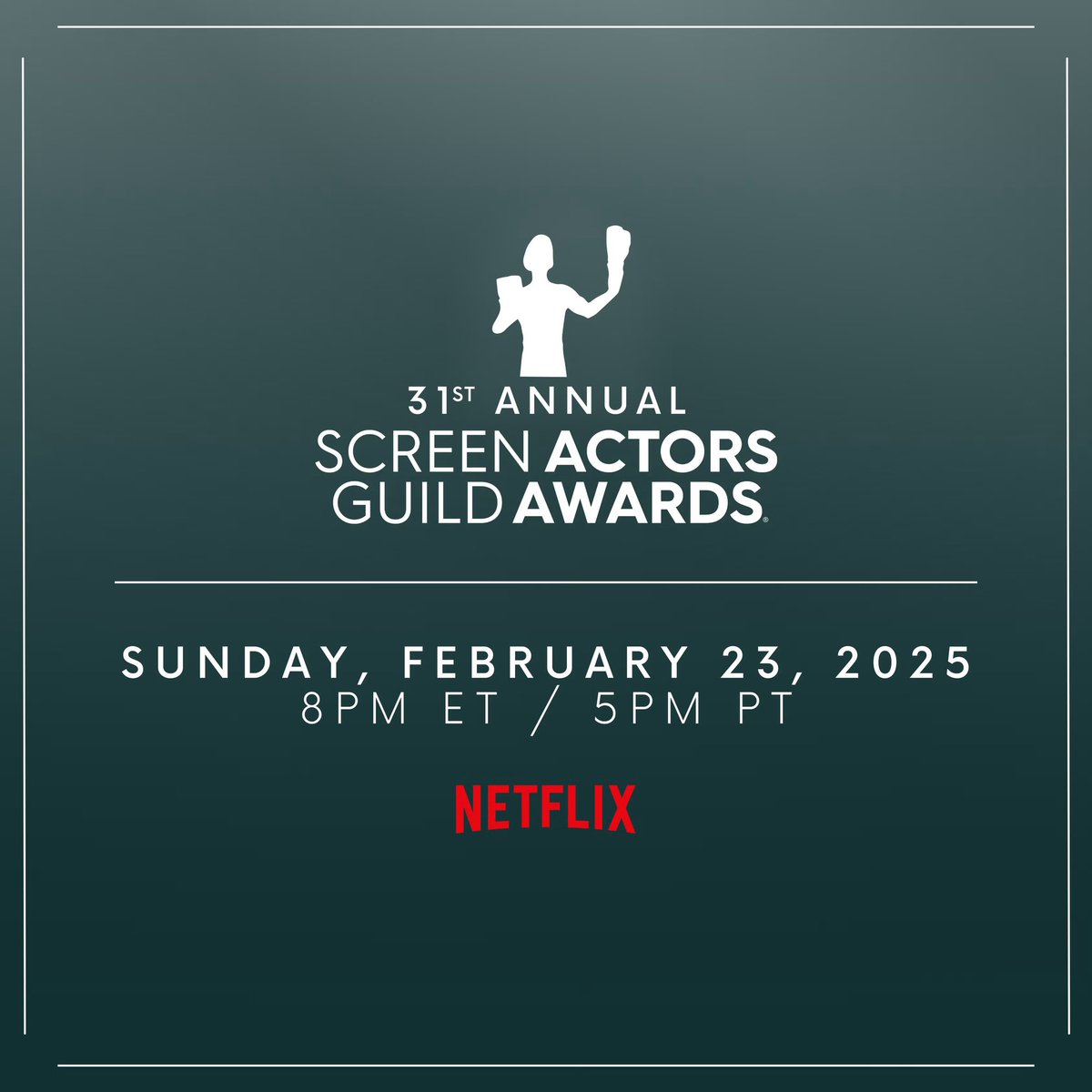 jeffsmithhere's tweet image. That time of year again! What a continued honor and pleasure it is to collaborate on the @SAGawards with a team as talented as this. Check out my work on the opening Meet The Nominees montage tomorrow evening at 5:00 PT/8:00 ET, streaming live via @netflix. 🎭✂️🎞️