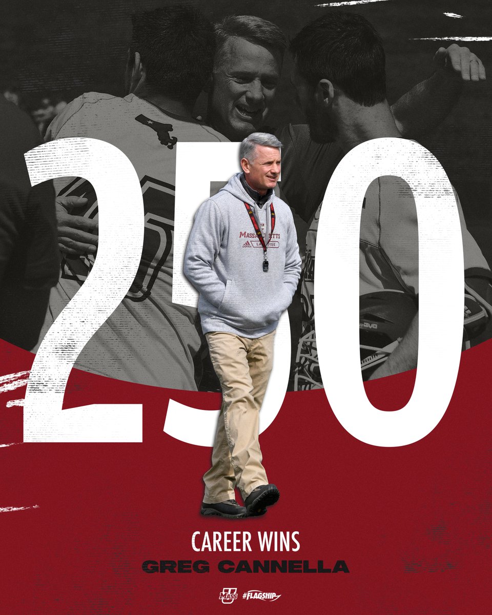 UMass Men's Lacrosse (@umassmlacrosse) on Twitter photo Congratulations to Head Coach Greg Cannella for securing his 250th career victory!
<a href="/NCAALAX/">NCAA Lacrosse</a> <a href="/atlantic10/">Atlantic 10 Conference</a>
#GorillaLacrosse🦍 X #Flagship 🚩 Congratulations to Head Coach Greg Cannella for securing his 250th career victory!
<a href="/NCAALAX/">NCAA Lacrosse</a> <a href="/atlantic10/">Atlantic 10 Conference</a>
#GorillaLacrosse🦍 X #Flagship 🚩