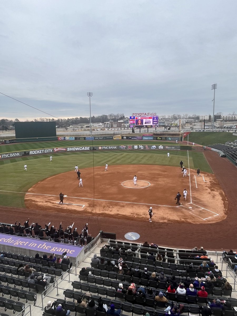 Fun day of softball just from a different angle! <a href="/AuburnSoftball/">Auburn Softball</a> <a href="/UNASoftball/">North Alabama Softball</a> <a href="/MiamiOH_SB/">Miami Softball</a> <a href="/trashpandas/">Rocket City Trash Pandas</a> <a href="/OleMissSoftball/">Ole Miss Softball</a> <a href="/HailStateSB/">Mississippi State Softball</a>