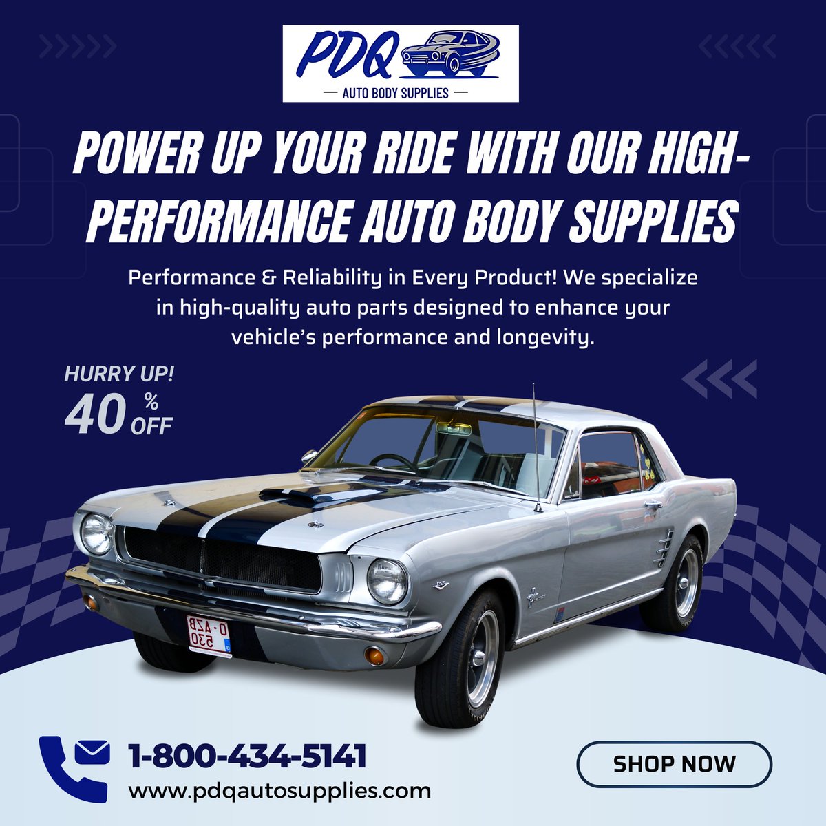 pdqautosupplies's tweet image. Power Up Your Ride with PDQ Auto Body Supplies! 🏎️

Ready to experience the PDQ difference? Shop now at pdqautosupplies.com or call us at 1-800-434-5141 to learn more and place your order.  Power up your ride today!

#AutoBodySupplies #CarPerformance #AutomotiveParts #Classic