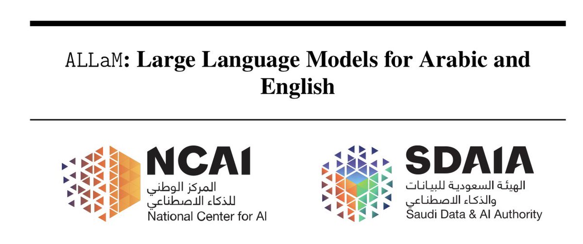 للباحثين والمطورين المهتمين بنماذج اللغة العربية، اصبح نموذج علام (ALLaM) من SDAIA متوفر على منصة Hugging Face للكل

نموذج علام (ALLaM-7B-Instruct) هو من النماذج المميزة خصوصا باللغة العربية، تم تطويره من قبل المركز الوطني للذكاء الاصطناعي في SDAIA، ويتميز في فهم اللغة العربية