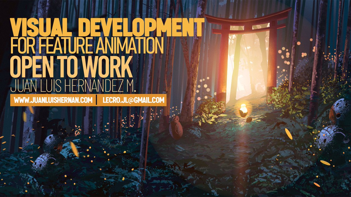 lecrofago's tweet image. Hi!
I’m open for Visual Development opportunities in feature animation!
With 7+ years of experience, I specialize in crafting compelling visuals and narratives for films and TV.
Check out my work at juanluishernan.com.
Looking forward to collaborating!