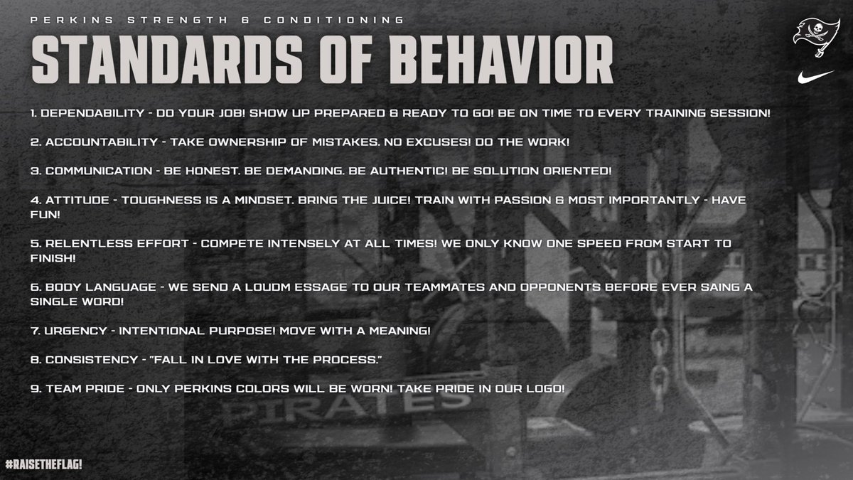 Rules and Standards of Behavior!