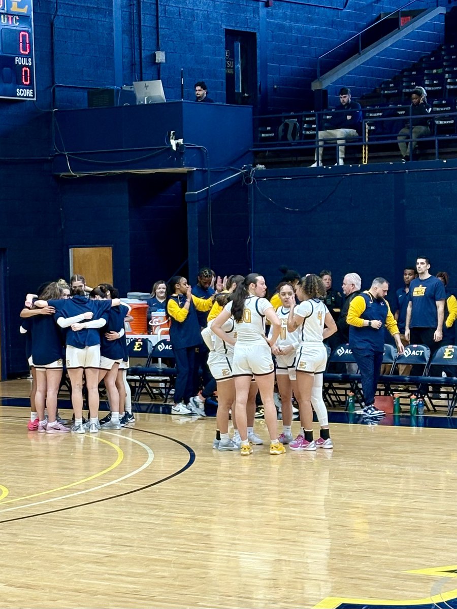 ETSU90's tweet photo. Let’s go @ETSU_WBB #beatUTC 💛💙🏀 https://t.co/68xAffXQ2Q