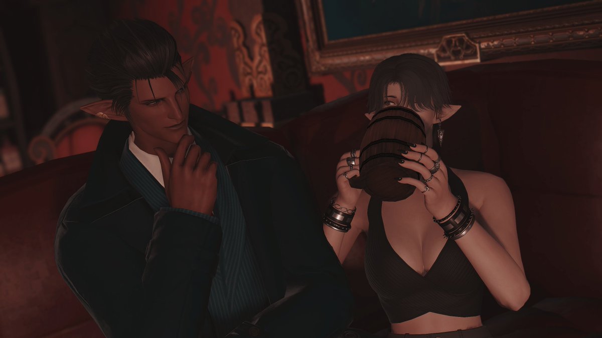 SanoMiruru's tweet photo. Had a lovely little photo taken by @Yume_FFXIV at #Bar_Maya
It's got a lovely interior, smooth, cool, and with a refreshing spirit to boot! https://t.co/YIcBctADJr