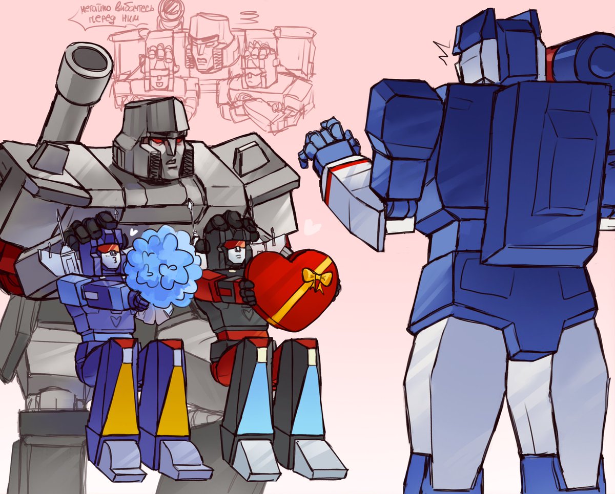 Katemuleki's tweet photo. Все добре, вони вибачилися🌸

F: What else is he thinking?
R: He can't say outright that he wants to kiss him

#Transformers #Tfg1 #Soundwave #Megatron #Frenzy #Rumble #Megasound https://t.co/sCmrE9IrD6