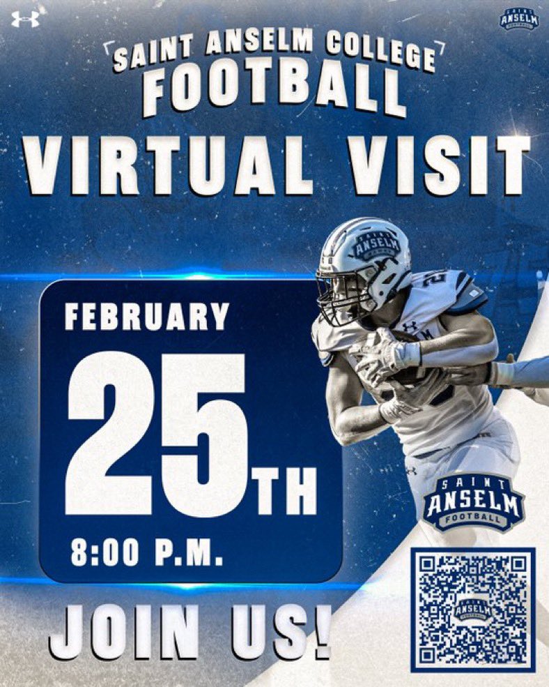 Thank you Coach Bick &amp; St. Anselm Football for the Junior Day invite. 
<a href="/Coach_Bick/">Joe Bick</a> <a href="/Redhawks_FB/">ACITRedhawks</a> <a href="/ScoutNickP/">Coach Nick Pennisi</a> <a href="/CoachHandleJoe3/">Joe Handle</a>