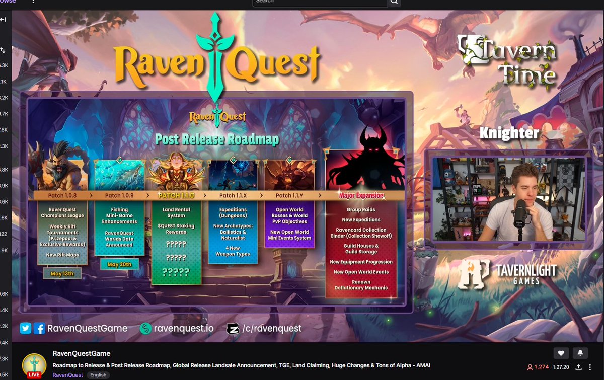 This <a href="/RavenQuestGame/">RavenQuest</a> AMA has me so insanely bullish its not even funny. ⬇️
twitch.tv/RavenQuestGame

Will do a full AMA recap when its over.
<a href="/KnighterTG/">Nicolas Schrik | Knighter</a> is a god damn chad 😏

Its time for <a href="/OutcastSocietyX/">Outcast Society | Web3</a> to shine. ⚔️
<a href="/Immutable/">Immutable</a> season 2025 🫡