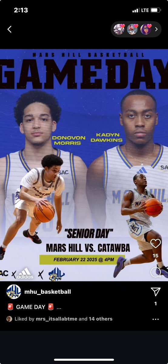 Still one season left to play but it’s officially senior day for my guy go be great ⁦<a href="/336_Kadyn/">Kadyn Dawkins</a>⁩