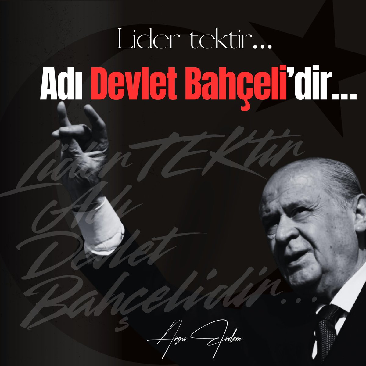 Lider TEK’tir…
Adı Devlet Bahçeli’dir…

#Lider #DevletBahçeli

<a href="/dbdevletbahceli/">Devlet Bahçeli</a>