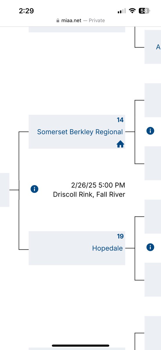 🚨🚨We will go to Somerset Berkley on Wednesday 2/26 at 5pm for the Round of 32 game🚨🚨