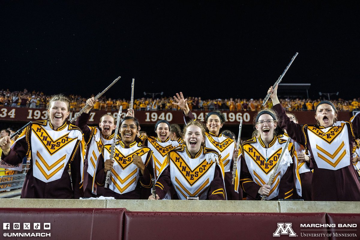 Attention brass &amp; woodwind players🚨 There is only one week left to submit your early decision audition materials‼️ 

More information here: z.umn.edu/umnmarch 

#universityofminnesota #marchingband #collegemarching #gophers
