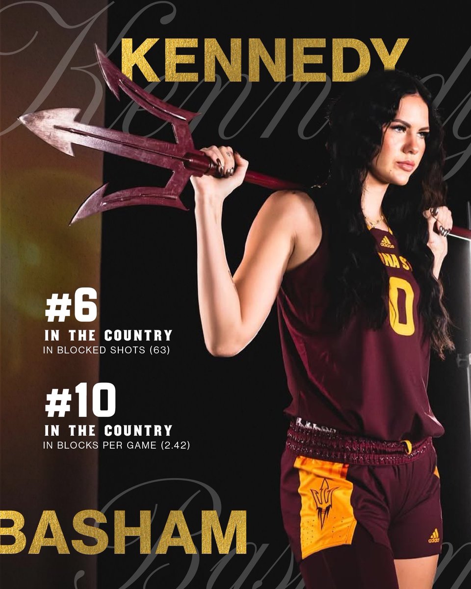 One of the best shot blockers in the country plays in Tempe 😈