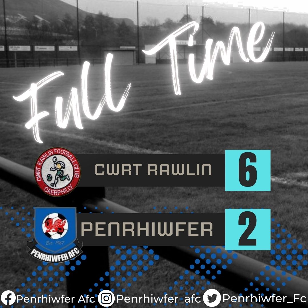 Penrhiwfer_Fc's tweet photo. Sloppy opening 30 mins cost us dear today. The boys battled hard 2nd half but damage was done. Well done @CwrtRawlinFC all the best for the rest of the season ⚪🔵🔴
⚽ Crunchie
⚽ Jamie Page Lewis
#upthefer #togetherstronger #thefer
#readytogo #football #SWPL https://t.co/HcFVuccJ30