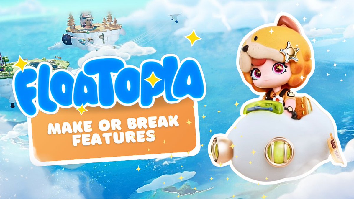 SarahSunstone's tweet image. In my latest video I discuss 5 Features that I think Floatopia NEEDS for the game to be a hit with players. 🎉 What do YOU need to see? 🤞 #Floatopia #cozygames ☁️

WATCH: youtu.be/DolnILJsYs4?si…