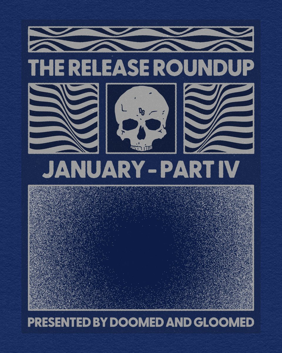 RELEASE ROUNDUP
JANUARY - PART IV
Part four of the January roundup. Post with list and links available here:
doomedandgloomed.beehiiv.com/p/release-roun…
#newreleases #newmusic #newmusicalert #releaseroundup #music #musiclist #playlist #spotify #spotifyplaylist #bandcamp #stream #streaming