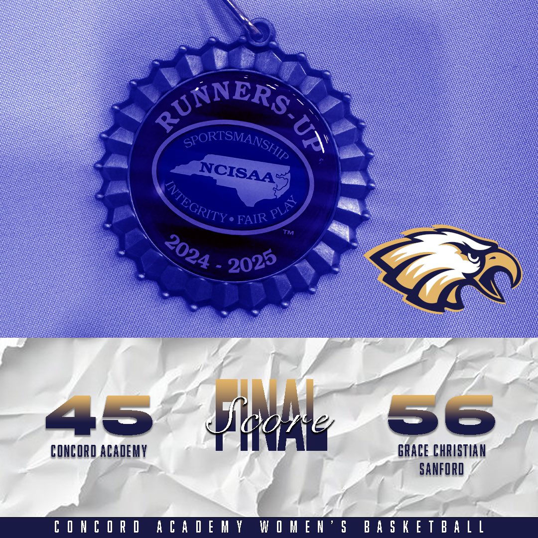 Concord Academy WBB (@caeagleswbb) on Twitter photo FINAL
<a href="/CAEaglesWBB/">Concord Academy WBB</a> (26-7) 45
Grace Christian Sandord 56
‘28 <a href="/theJustice1523/">Justice Alexander</a> 21p
‘28 <a href="/faithbekich/">Faith Bekich</a> 13p
‘26 <a href="/taysmith2008/">Taylor Smith</a> 6p
‘27 <a href="/avataylor24/">ava</a> 3p
‘29 <a href="/quinnhicks2029/">Quinn Hicks</a> 2p
*Full stats to follow
#EaglesFly🦅 #CAEagles FINAL
<a href="/CAEaglesWBB/">Concord Academy WBB</a> (26-7) 45
Grace Christian Sandord 56
‘28 <a href="/theJustice1523/">Justice Alexander</a> 21p
‘28 <a href="/faithbekich/">Faith Bekich</a> 13p
‘26 <a href="/taysmith2008/">Taylor Smith</a> 6p
‘27 <a href="/avataylor24/">ava</a> 3p
‘29 <a href="/quinnhicks2029/">Quinn Hicks</a> 2p
*Full stats to follow
#EaglesFly🦅 #CAEagles