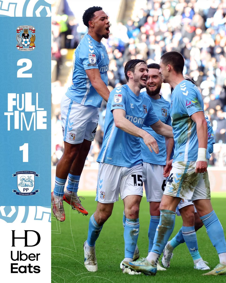 14 times without beating them - but not today! Thank you to my best girl for a lovely trip to watch <a href="/Coventry_City/">Coventry City</a> claim victory over #PNEFC