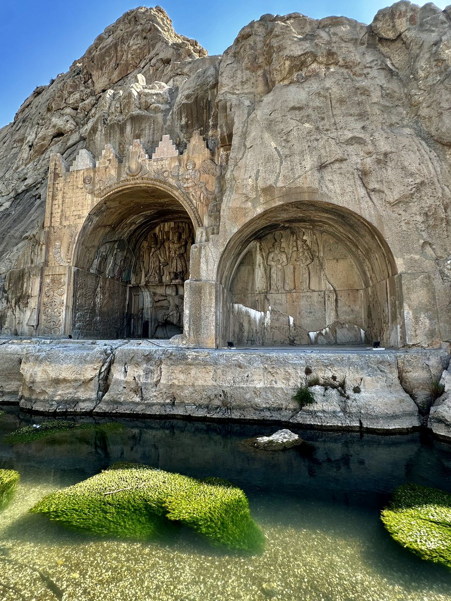 iranexploration's tweet photo. Taq-e Bostan: Kermanshah’s timeless Sassanid marvel, carved into the cliffs. Visit during Nowruz for history and spring vibes! #TaqEBostan #Kermanshah #IranHistory #Nowruz https://t.co/0tjeeGcYsm