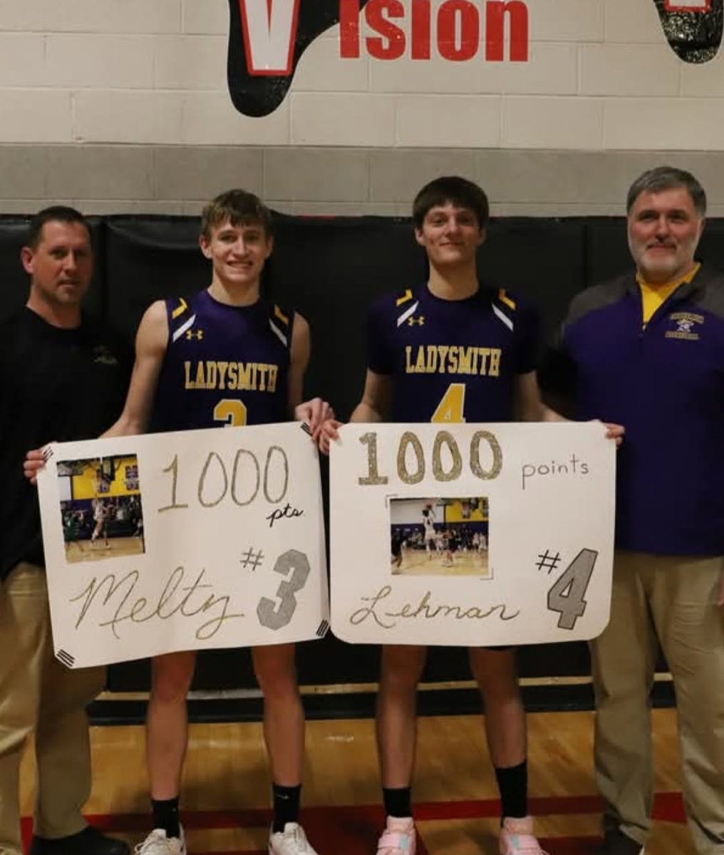 Chippewa Valley Select Boys Basketball (@cv_select) on Twitter photo Huge congrats to Timmy Meltz and Andrew Lehman of Ladysmith for both going over 1,000 career points scored last night vs Cumberland. Two great players and young men!
<a href="/MeltzTimmy/">Timmy Meltz</a>
<a href="/AndrewLehman07/">Andrew Lehman</a>
<a href="/PrepHoops_WI/">Prep Hoops Wisconsin</a>
<a href="/WisBBYearbook/">Mark Miller</a>
#CV_Select Huge congrats to Timmy Meltz and Andrew Lehman of Ladysmith for both going over 1,000 career points scored last night vs Cumberland. Two great players and young men!
<a href="/MeltzTimmy/">Timmy Meltz</a>
<a href="/AndrewLehman07/">Andrew Lehman</a>
<a href="/PrepHoops_WI/">Prep Hoops Wisconsin</a>
<a href="/WisBBYearbook/">Mark Miller</a>
#CV_Select