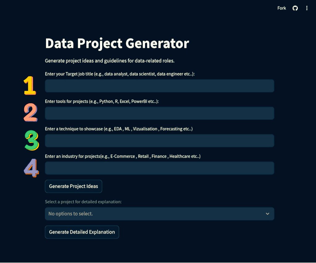 #job 👨‍💻
If you're looking for unique ideas for your data projects, this tool helps you generate creative projects with just a few clicks, setting you apart from others./🧵