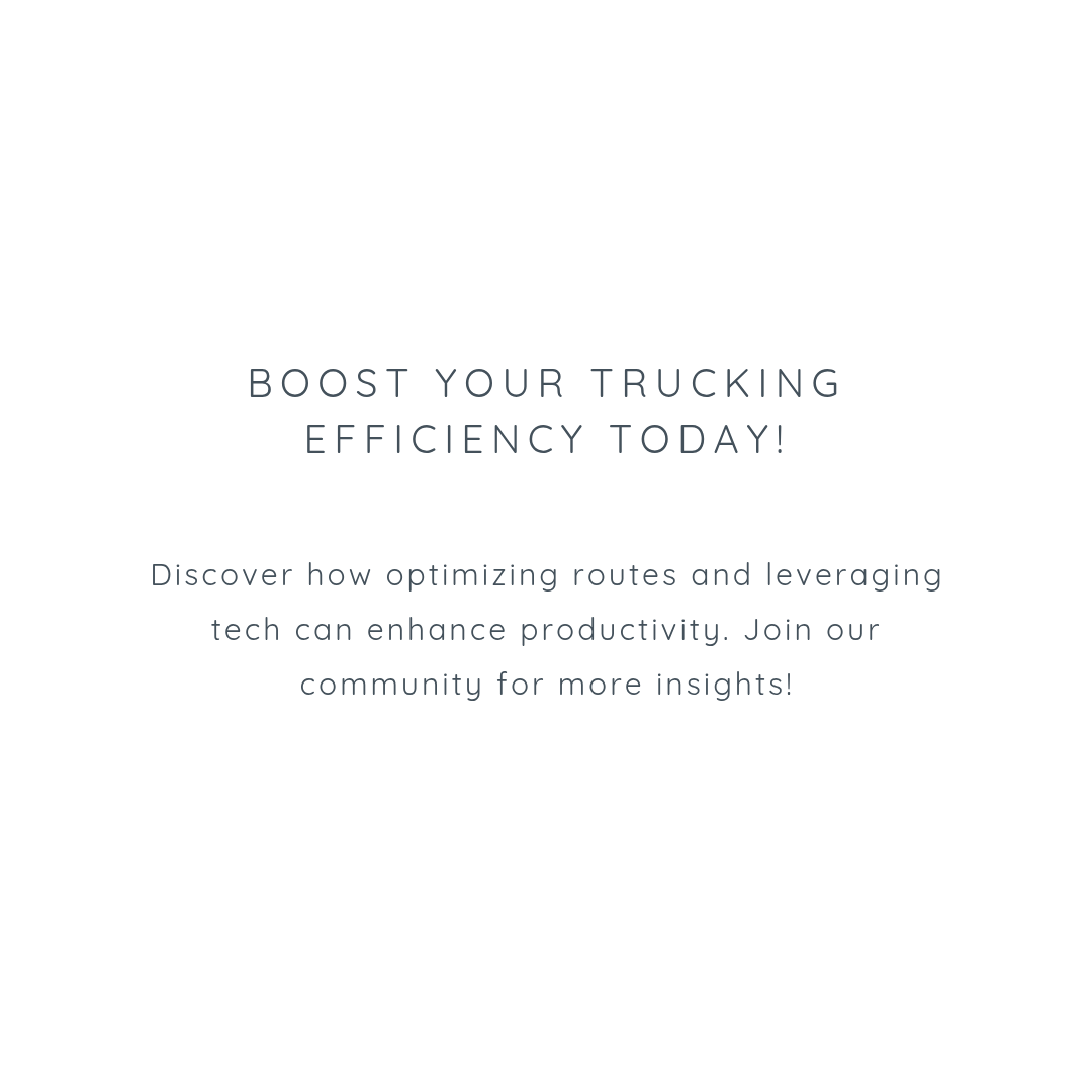 - Optimize routes for efficiency 🚚

- Leverage technology to boost productivity 📈

Visit truckerstoolbox.com for more tips! 

Find job listings and share your thoughts below! 

#TruckingTips #Efficiency