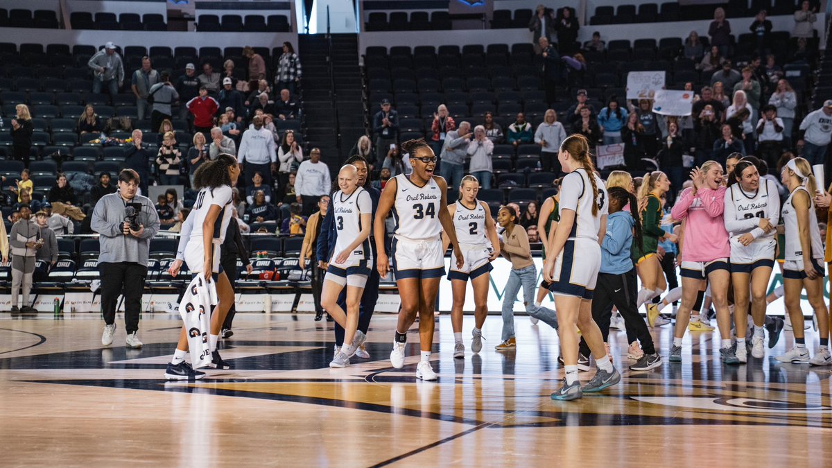 ORUWBB's tweet photo. No place like the Mabee 😤🙌
#ORUWBB | #GoldenStandard https://t.co/H9F2H7QXrr