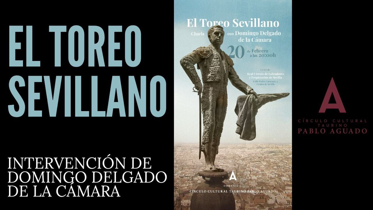 Nuevo Programa 📺 

El toreo sevillano, una intervención en el Real Círculo de Labradores y Propietarios de Sevilla ☀️ , de la mano del Círculo ⭕️ Cultural Taurino Pablo Aguado

Enlace 🔗 al programa youtu.be/Af0HybKYSjk