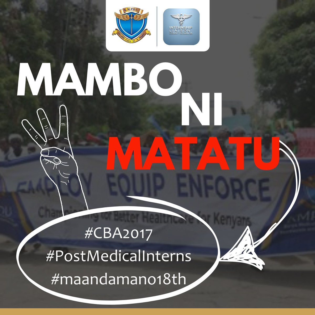 #MulongoNiMuongo
#ImplementCBA2017
#PostMedicalInterns