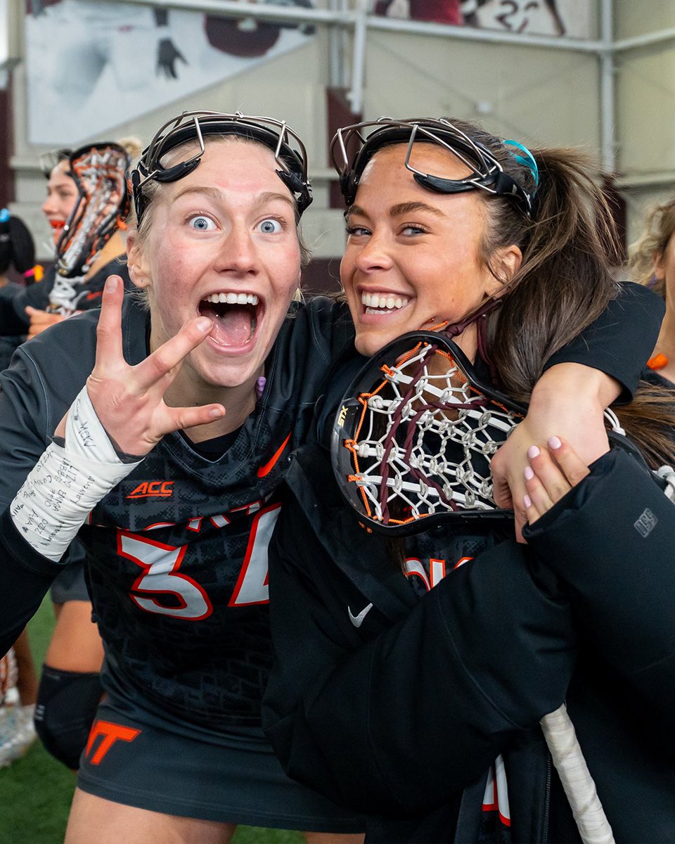 HokiesLax's tweet photo. ✅ 1-0 in ACC play 

#Hokies 🦃🥍 https://t.co/Jo6KKYpFDo