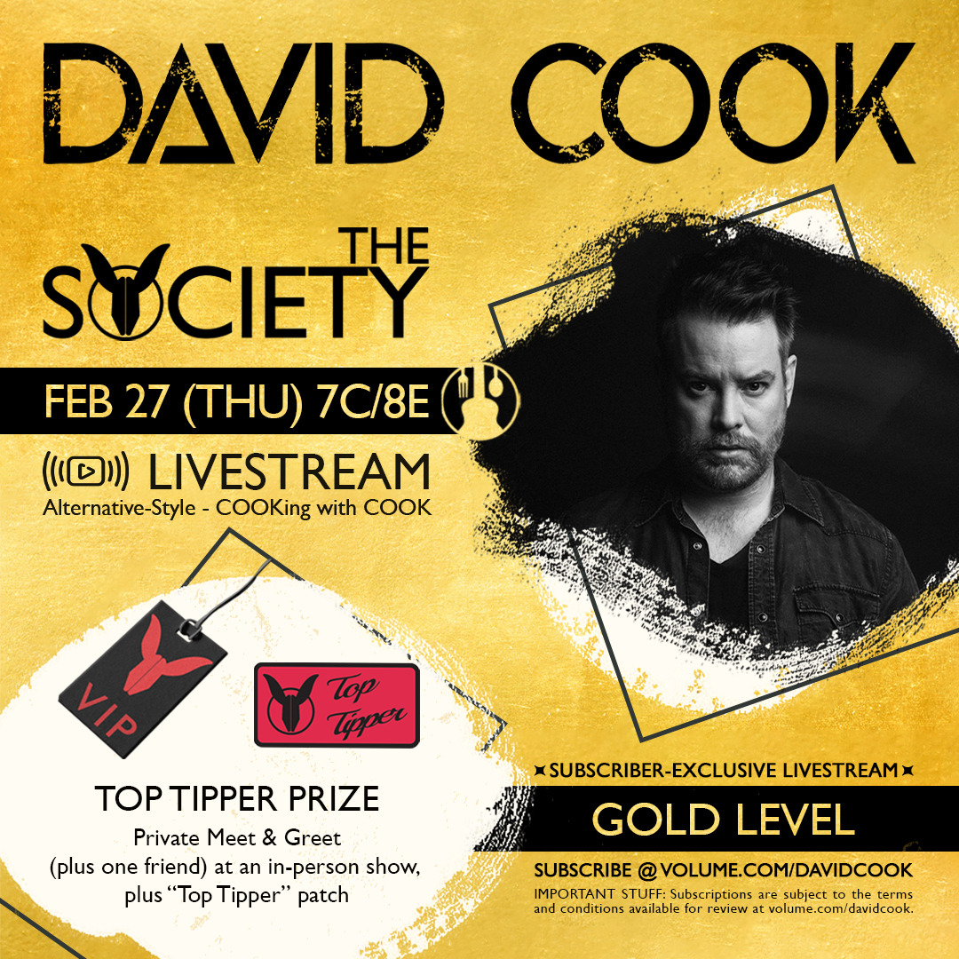 David Cook News/Info tweet media