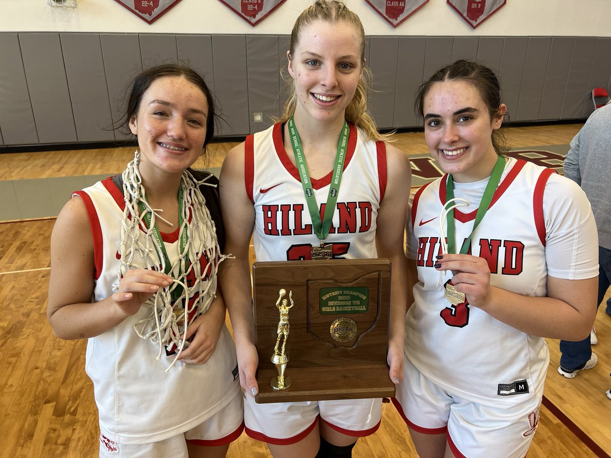 Storied Rivals® (@storiedrivals) on Twitter photo <a href="/HilandAthletics/">Hiland Hawks</a> <a href="/EastDistrictAB/">East District (EDAB)</a> <a href="/inter_valley/">InterValleyConference</a> The Hawks STILL run the East after a dominate win and 🏆🏆🏆 DISTRICT 3-PEAT!
Stellar defense and exceptional shooting all around.
Joplin Yoder drops 18 pts. Trish Troyer with 15 and Macy Mullet 11. <a href="/HilandAthletics/">Hiland Hawks</a> <a href="/EastDistrictAB/">East District (EDAB)</a> <a href="/inter_valley/">InterValleyConference</a> The Hawks STILL run the East after a dominate win and 🏆🏆🏆 DISTRICT 3-PEAT!
Stellar defense and exceptional shooting all around.
Joplin Yoder drops 18 pts. Trish Troyer with 15 and Macy Mullet 11.