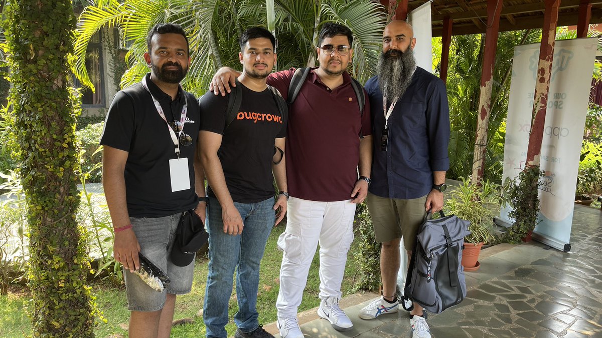 What a great meetup at <a href="/seasides_conf/">Seasides</a> <a href="/sumgr0/">sumgr0</a> Vaibhav , Abhinav 
<a href="/Bugcrowd/">bugcrowd</a>