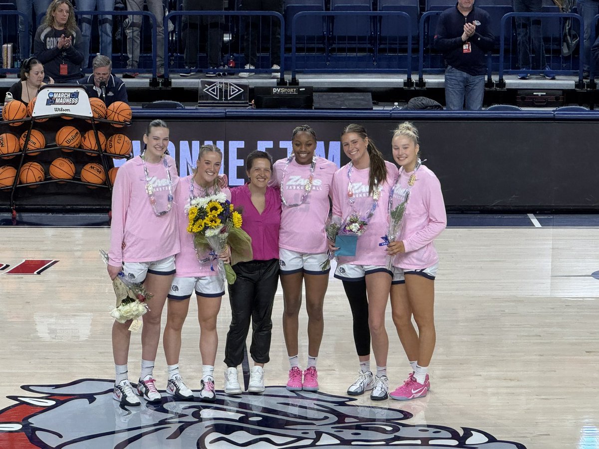 Celebrating <a href="/ZagWBB/">Gonzaga Women's Basketball</a> seniors!