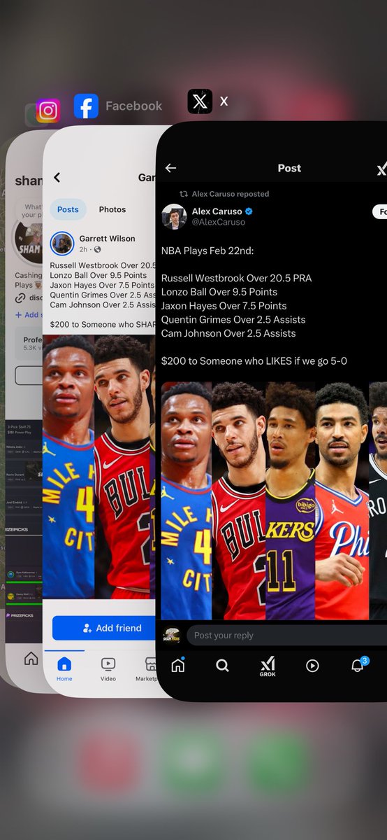 ShamPicks's tweet photo. @AlexCaruso Someone took yo shit word for word bar for bar😭😭 https://t.co/9ed7vZ0vBf