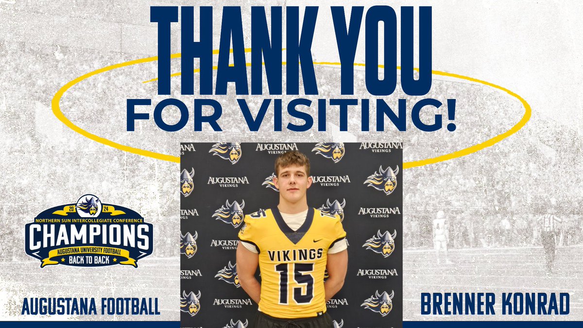 Thank you for the great visit! <a href="/CoachOJ_/">Jerry Olszewski</a> <a href="/coachscholten/">Kelly Scholten</a> <a href="/Coach_Enderson/">Brock Enderson</a> <a href="/AugieFB/">Augustana Football</a>