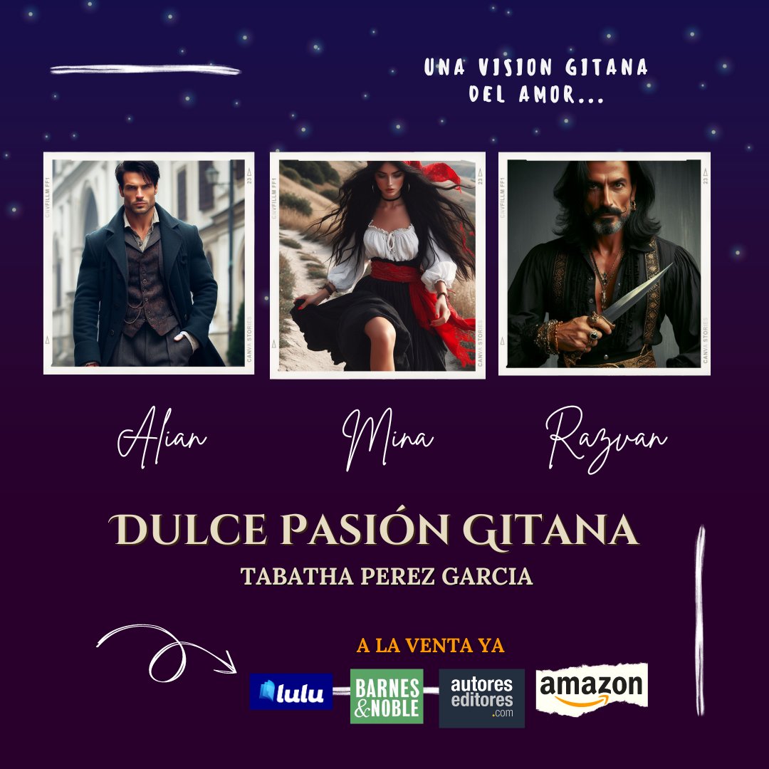 Alian y Razvan darán todo por el todo construyendo una peculiar historia de amor. Rumania   1800, en un momento caótico para la sociedad del país, el clan gitano de las cercanías reconstruye sus vidas luego de la guerra. #Romance #lectura 
linktr.ee/tabathaperezga…