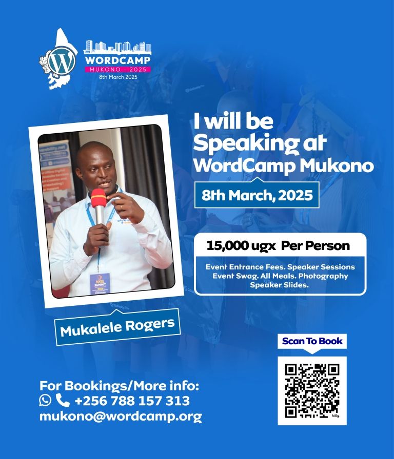 WordPress Mukono (@wcmukono) on Twitter photo Join <a href="/imokolfaith/">Imokol Faith Ruth</a>, Patience, and <a href="/mrogers4christ/">Mukalele Rogers</a> at WordCamp Mukono this International Women's Day for an inspiring journey into WordPress! Don't miss out on this amazing experience! Letās connect, learn, and grow together in the tech community. <a href="/WCMukono/">WordPress Mukono</a> @Wordpress Join <a href="/imokolfaith/">Imokol Faith Ruth</a>, Patience, and <a href="/mrogers4christ/">Mukalele Rogers</a> at WordCamp Mukono this International Women's Day for an inspiring journey into WordPress! Don't miss out on this amazing experience! Letās connect, learn, and grow together in the tech community. <a href="/WCMukono/">WordPress Mukono</a> @Wordpress