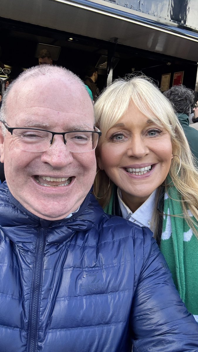 KevGor64's tweet photo. So lovely to meet the gorgeous @MiriamOCal at the #WALIRE match today ๐๐ป https://t.co/zEp3bNGC7Q