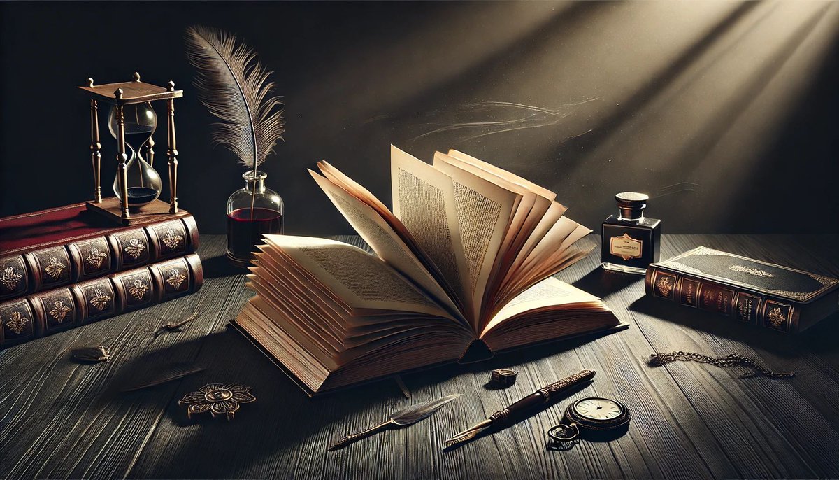 Every book holds a secret—some more dangerous than others. 📖🔍 If you found an open book in an empty room, would you read it… or walk away? #WritersLife #ThrillerBooks #AmReading
